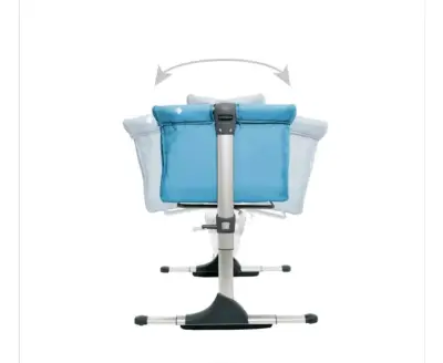 Cuna colecho ajustable azul para bebé - miniatura 1