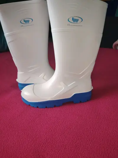 Botas de goma blancas Klima resistentes al agua - miniatura 1