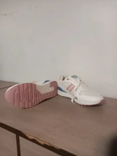 Zapatillas deportivas North Star blancas con detalles rosados - miniatura 3