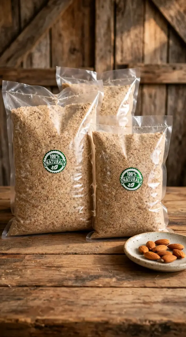 Harina de almendra 100% natural en bolsa