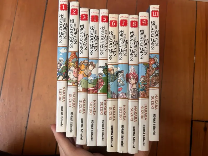 Colección de manga The Seven Deadly Sins vol. 1-10