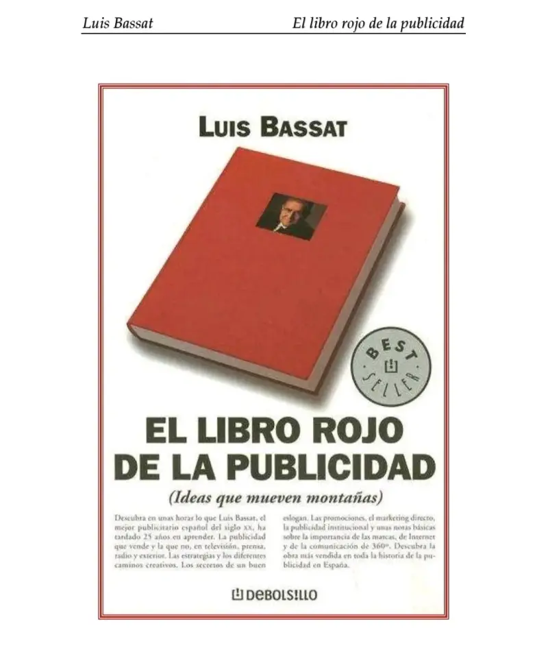 El Libro Rojo de la Publicidad por Luis Bassat