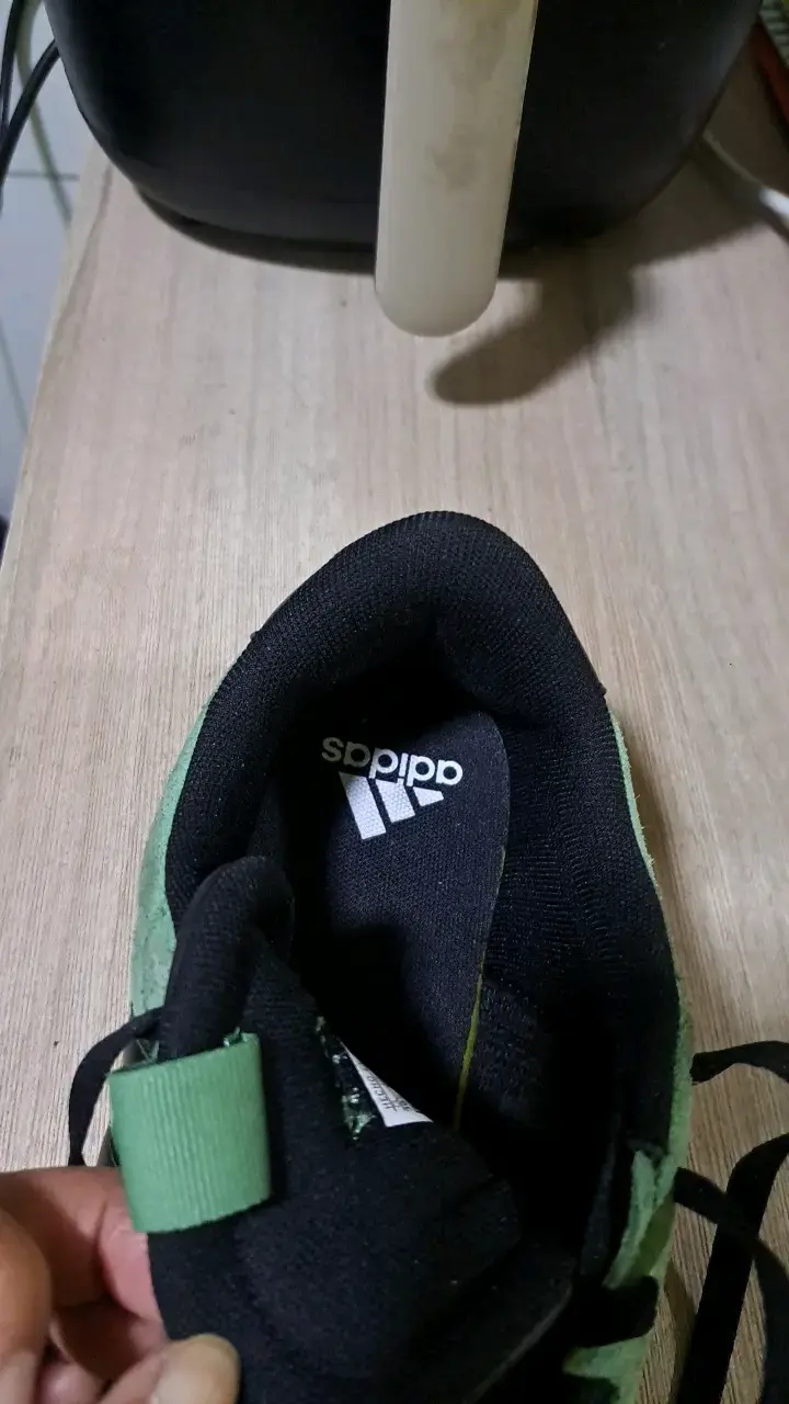 Zapatillas Adidas verdes de gamuza - 5