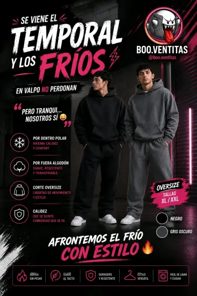 Conjunto de buzo oversize - miniatura 1