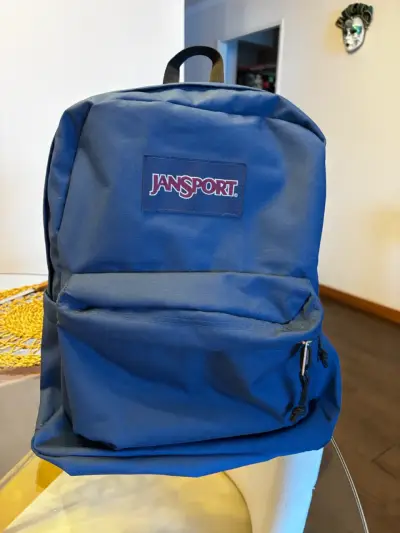 Mochila Jansport azul clásica y resistente - miniatura 1