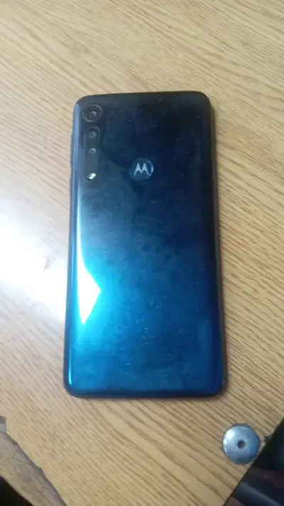 Smartphone Motorola azul en buen estado - miniatura 1