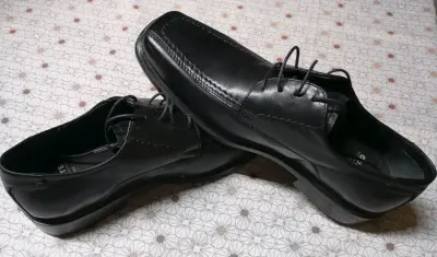 Zapatos de vestir negros para hombre Nuevos sin us - miniatura 5
