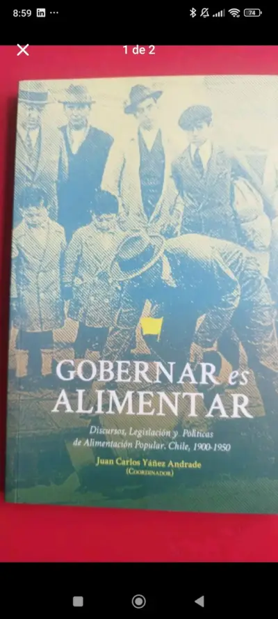 Libro Gobernar es Alimentar - Historia de Chile - miniatura 1