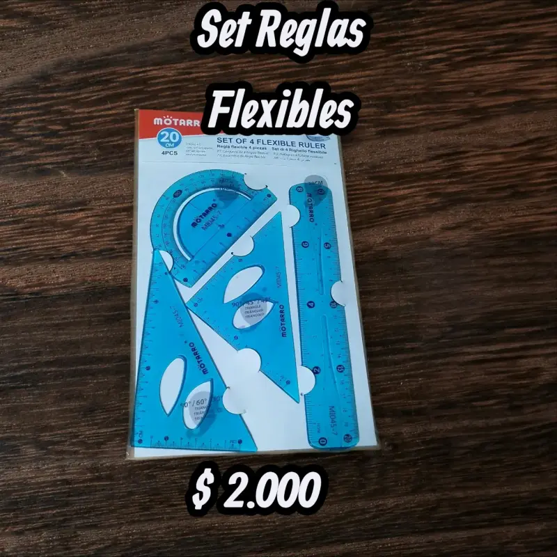 Set de Reglas Flexibles Mötarro 20 cm