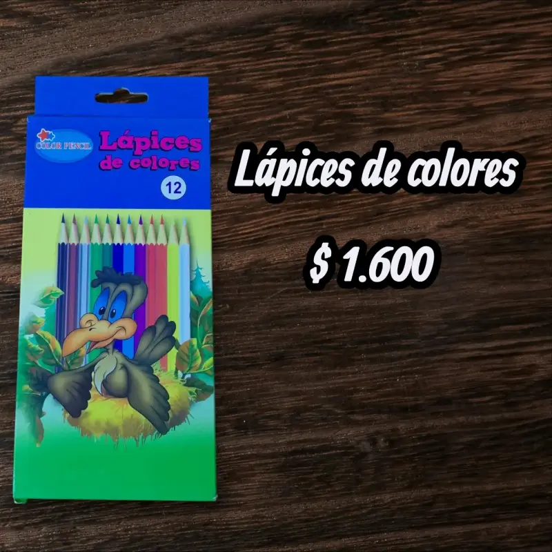 Lápices de colores Color Pencil 12 unidades
