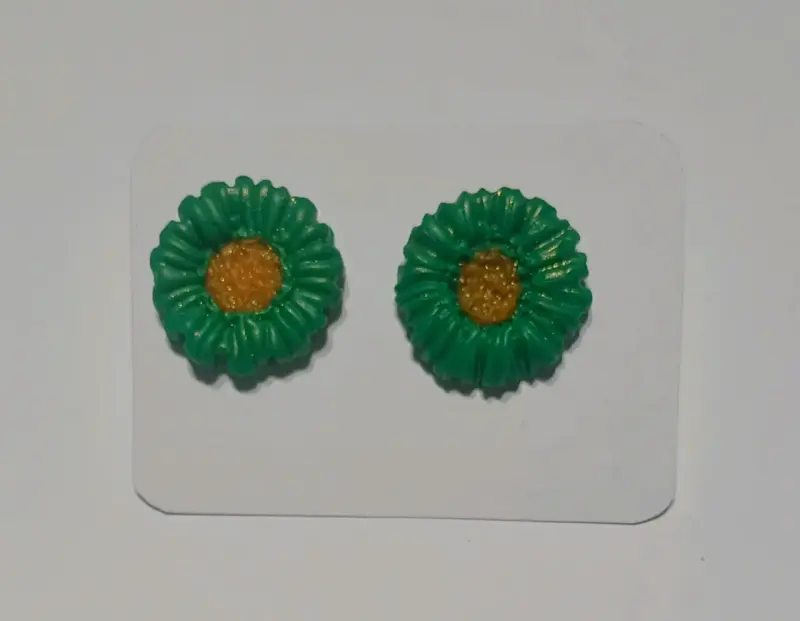 Aros de flores verdes