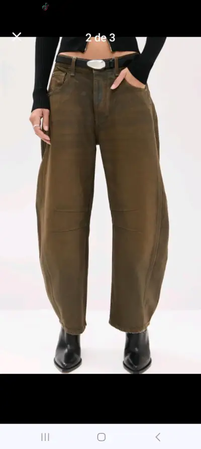 Jeans Barrel Free People - miniatura 1