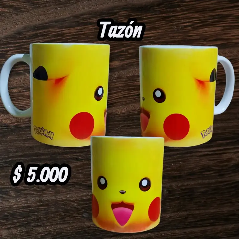Tazón Pikachu Pokémon amarillo