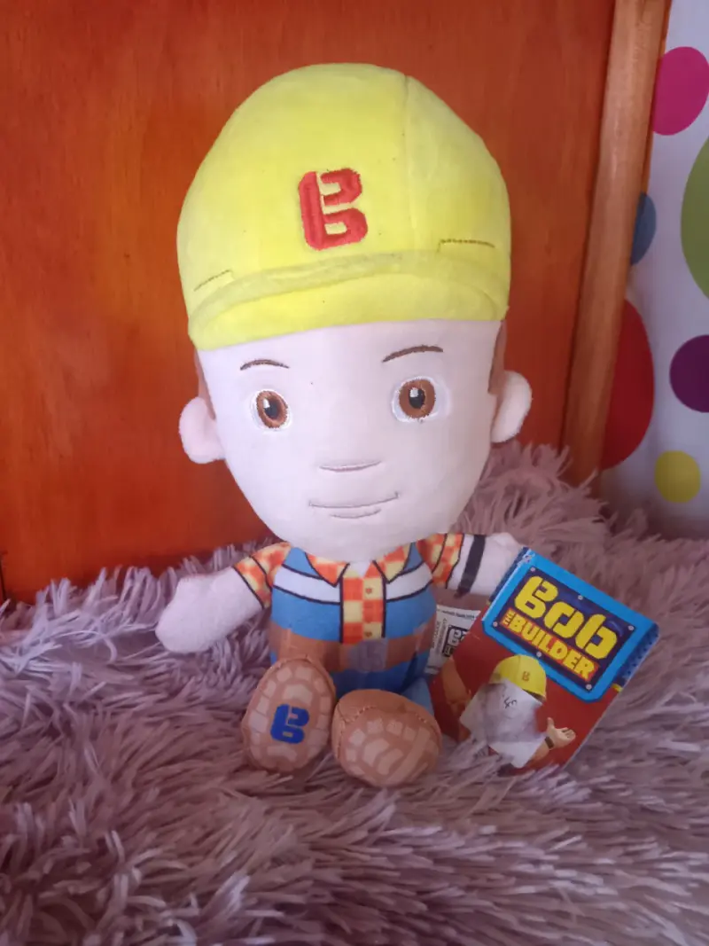 Peluche Bob el Constructor con Gorro Amarillo