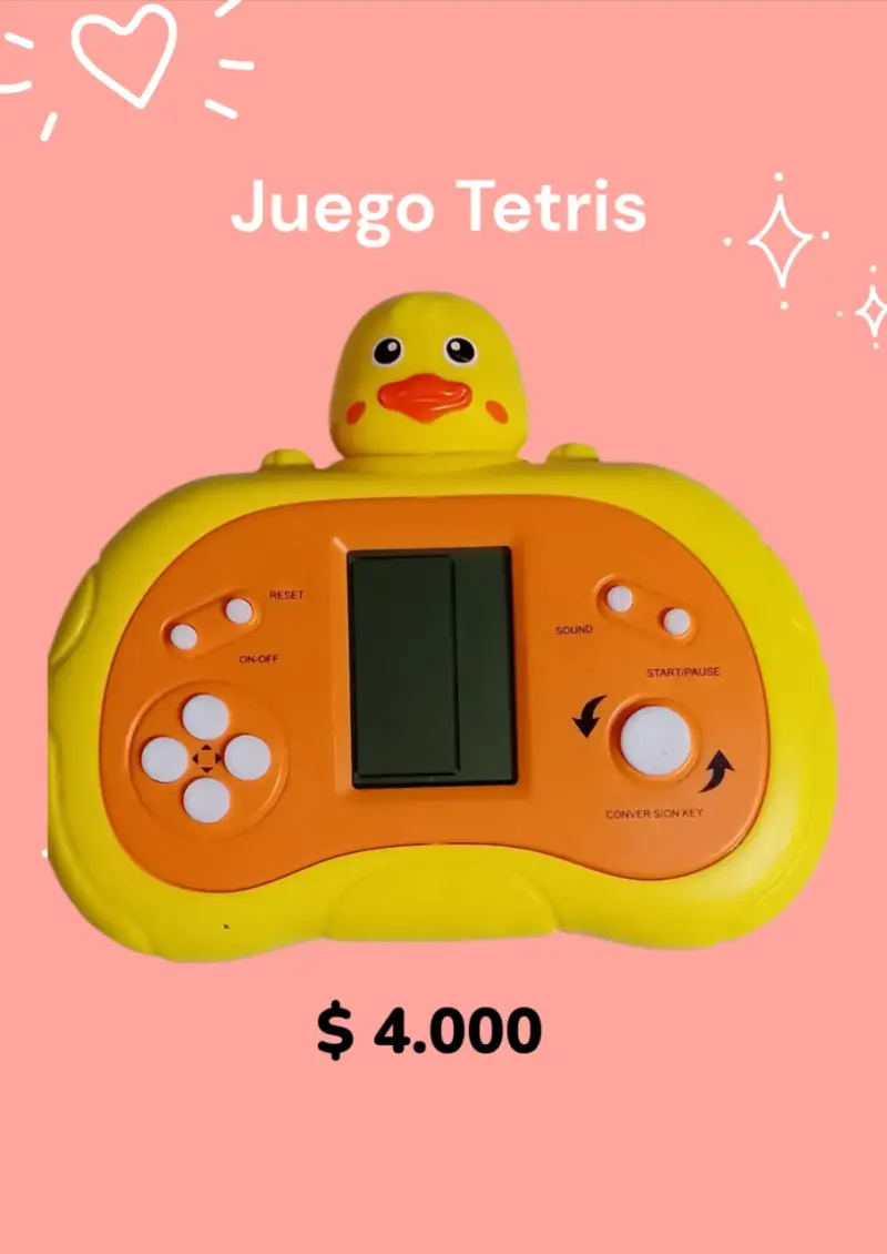 Consola de Juego Tetris Pato Amarillo