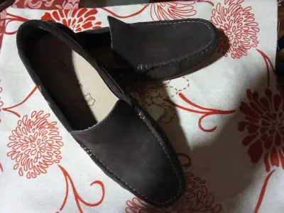 Mocasines de cuero marrón para hombre Regatta - miniatura 1