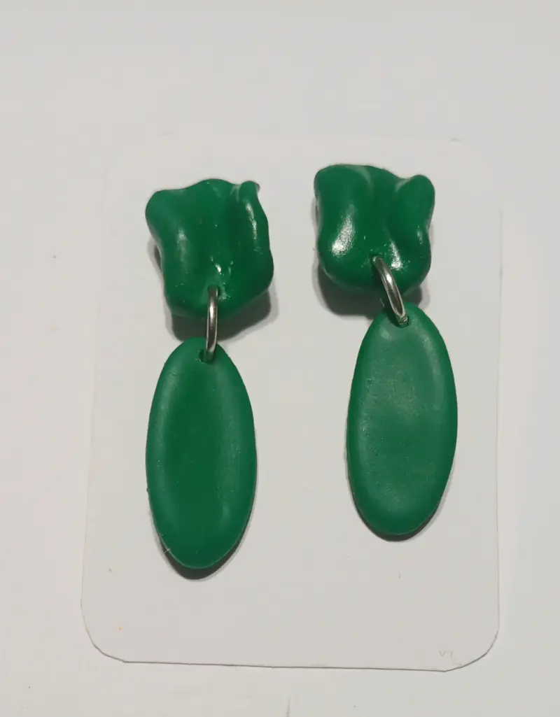 Verde colgante( par único)