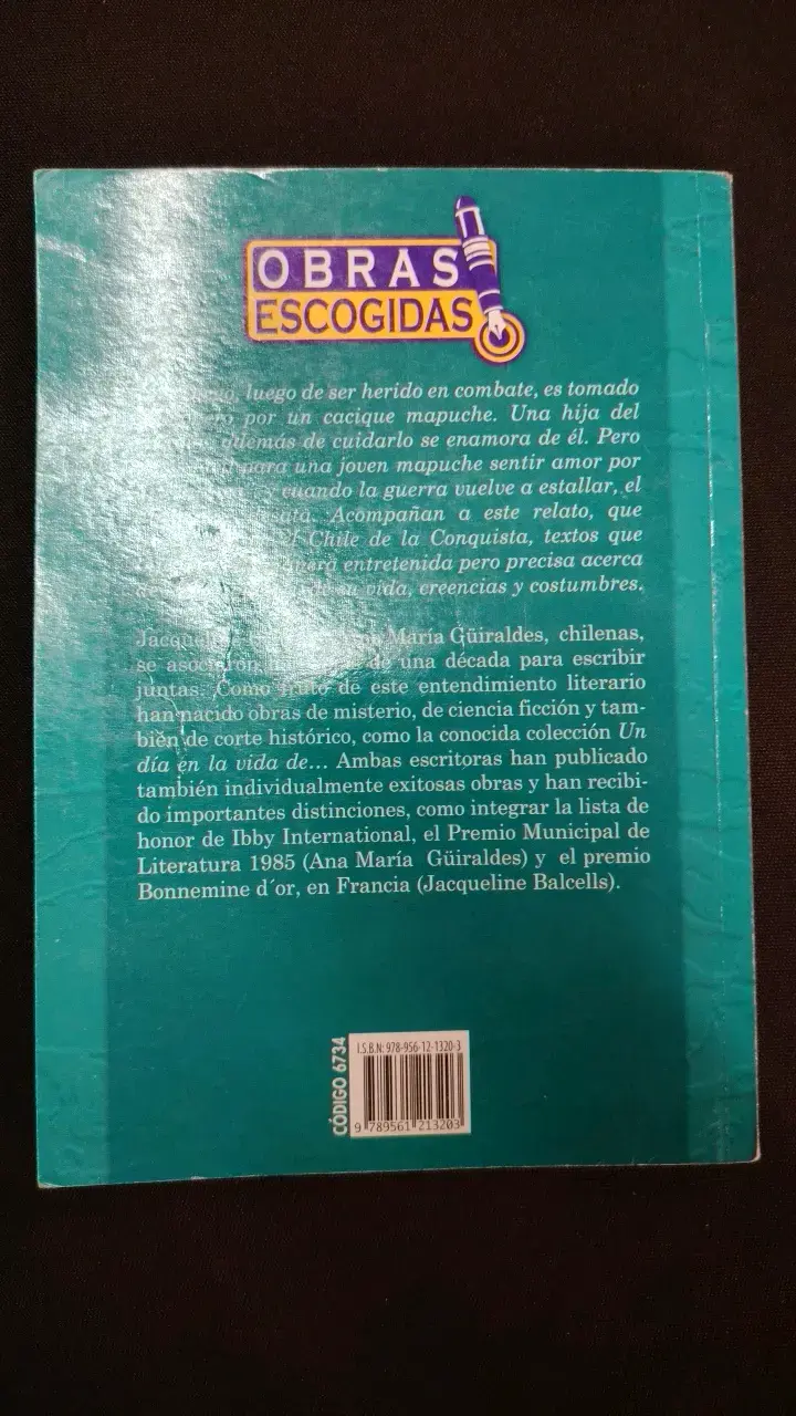 Libro Quidora Joven Mapuche de Jacqueline Balcells - 2