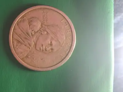 Moneda Sacagawea Dollar 2000 P - miniatura 1