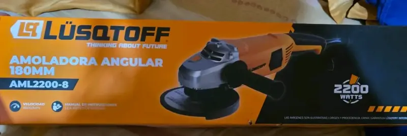 Amoladora Angular Lusqtoff 180mm 2200W