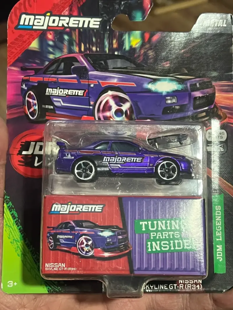 Auto a escala Majorette Nissan Skyline GT-R R34
