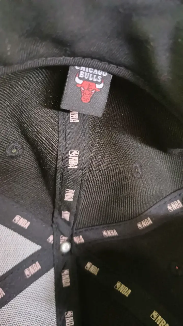 Gorra negra NBA Chicago Bulls auténtica - 3