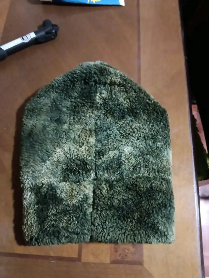 Cuello polar camuflado verde para invierno - 4