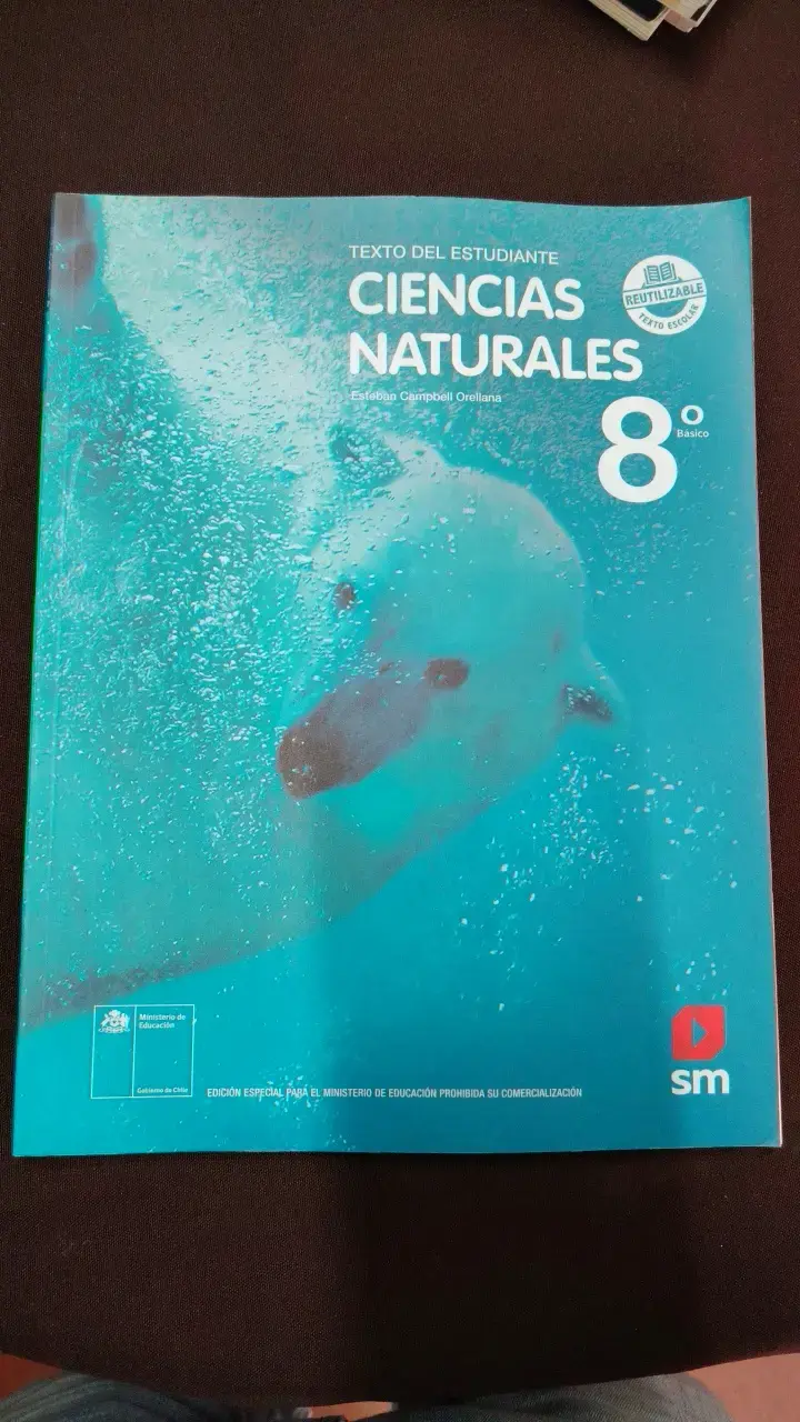 Libro de Ciencias Naturales 8° Básico SM - 1