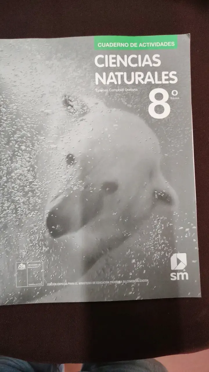Libro de Ciencias Naturales 8° Básico SM - 3