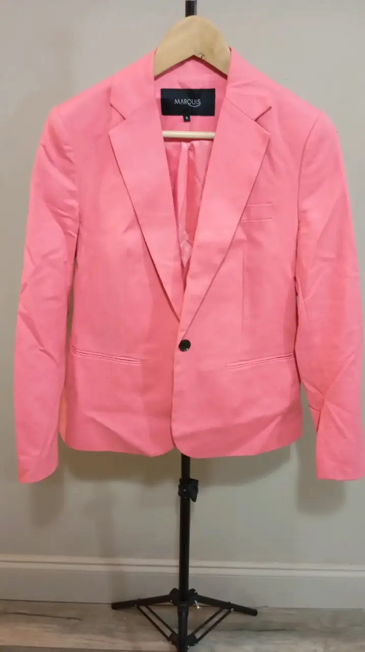 Blazer Mujer Rosa Marca Marquis Talla S - 1