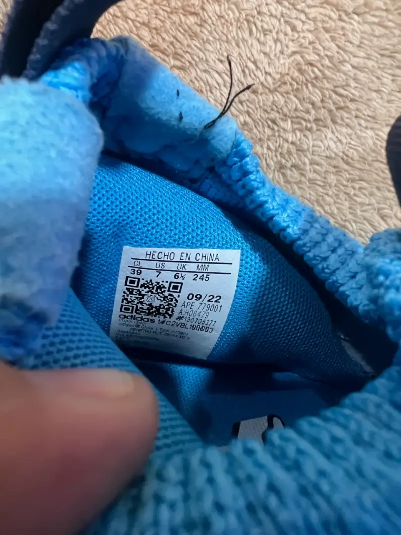 Zapatillas deportivas Adidas azules talla 39 - 1