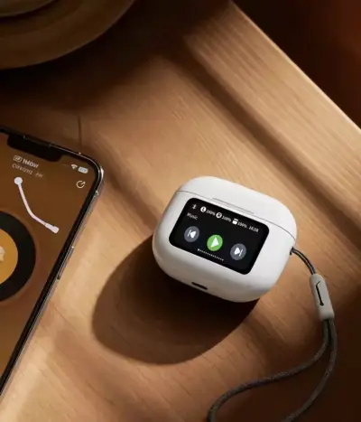 Audífonos inalámbricos tipo Airpods con pantalla - miniatura 2