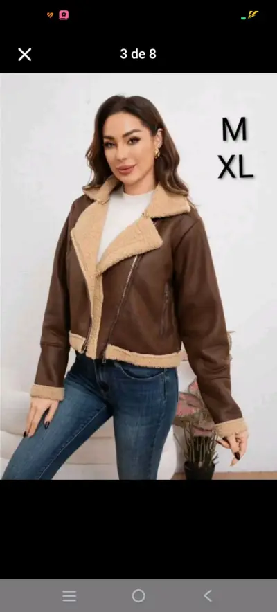 Chaqueta de mujer con forro de chiporro - miniatura 2