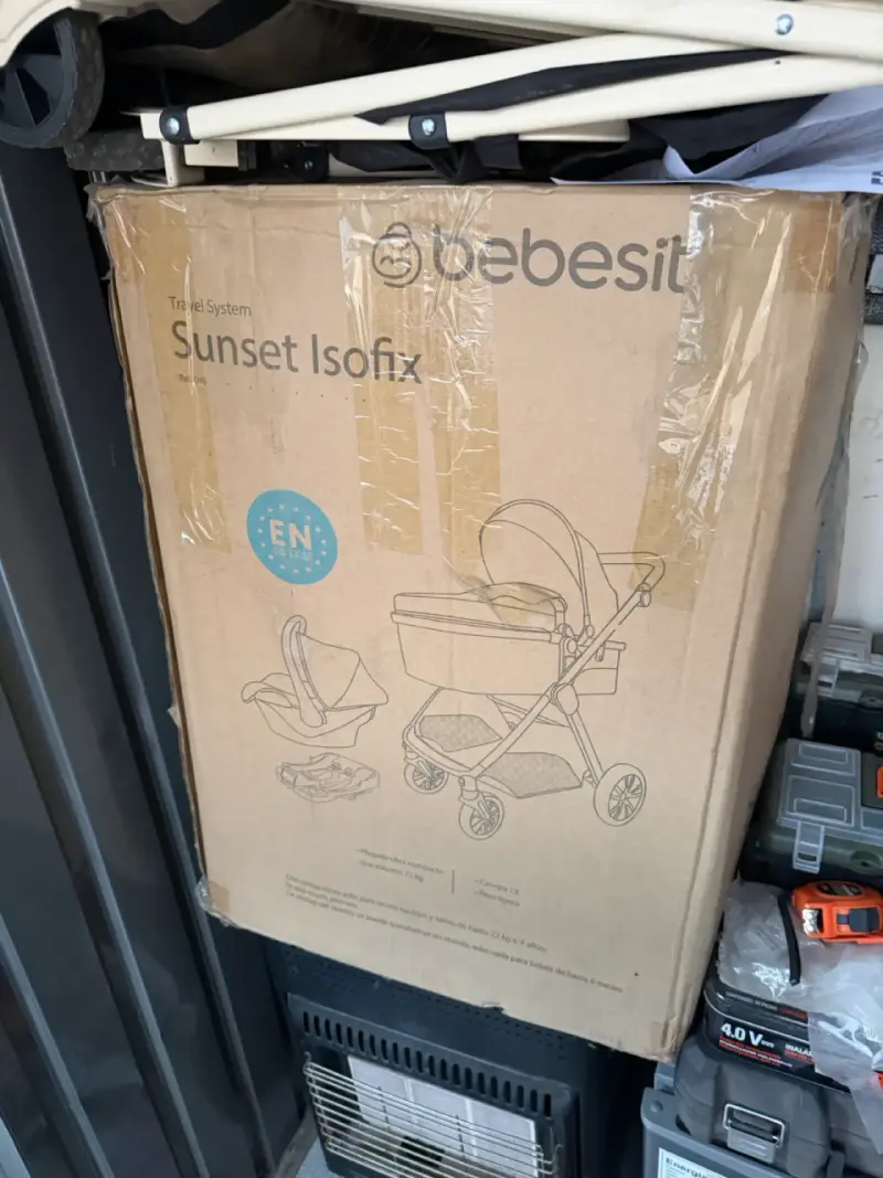 Coche de bebé Bebesit Sunset Isofix negro - 2