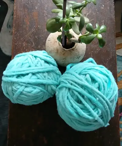 Lana gruesa (cordón) de oveja🐑 100% natural. - miniatura 1