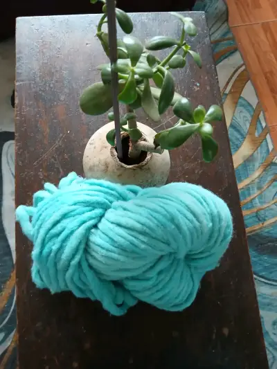 Lana gruesa (cordón) de oveja🐑 100% natural. - miniatura 2