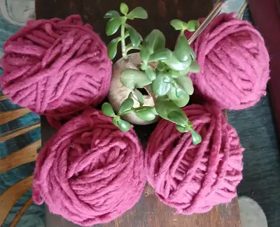 Lana gruesa (cordón) de oveja🐑 100% natural. - miniatura 3