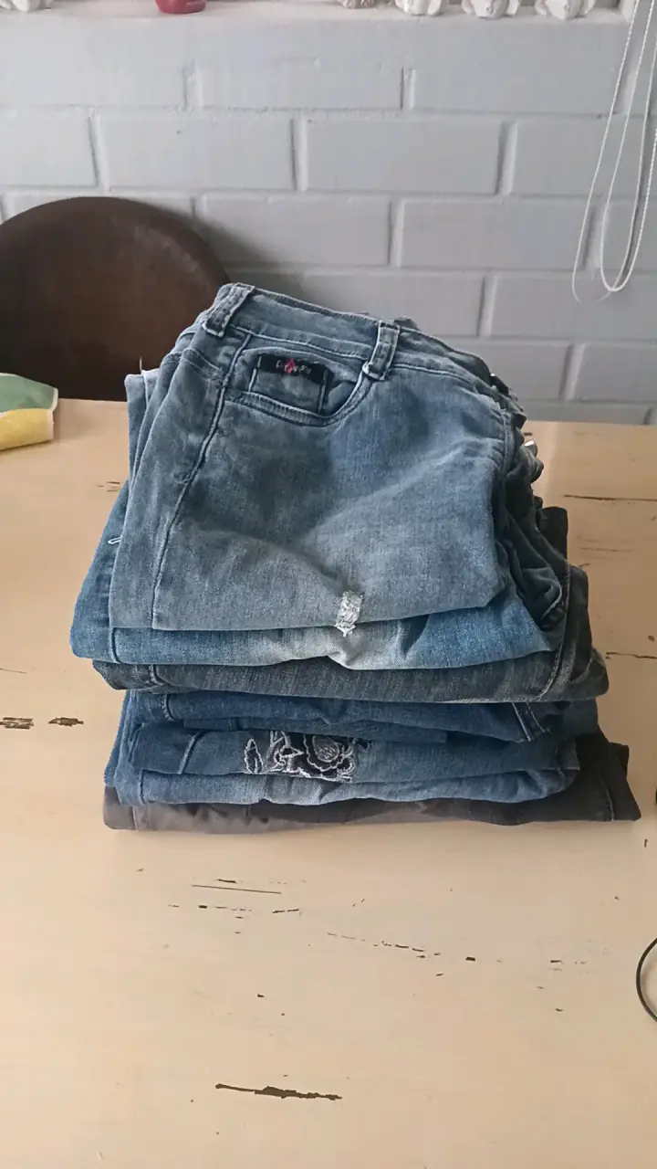 Lote de jeans de mezclilla para mujer