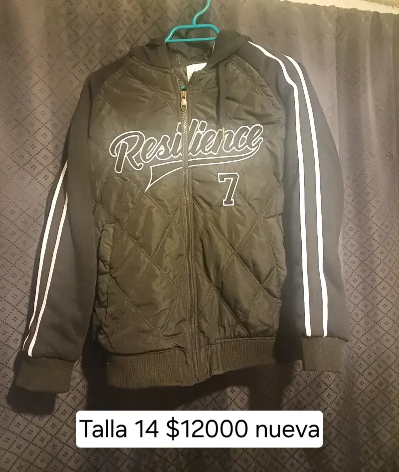 Chaqueta negra Resilience talla 14