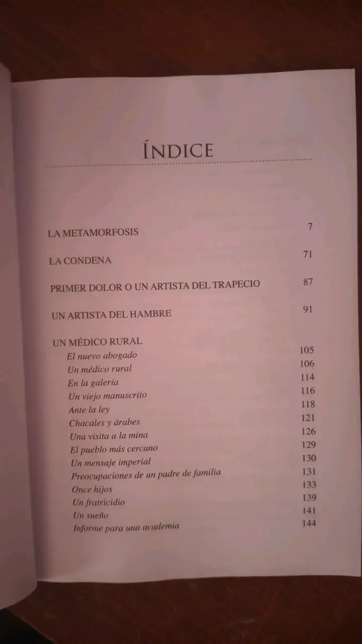 La Metamorfosis y Otros Relatos de Franz Kafka - 3