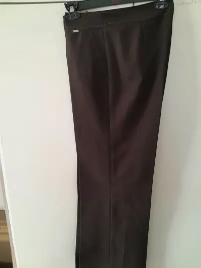 Pantalones de vestir marrones para dama - miniatura 5
