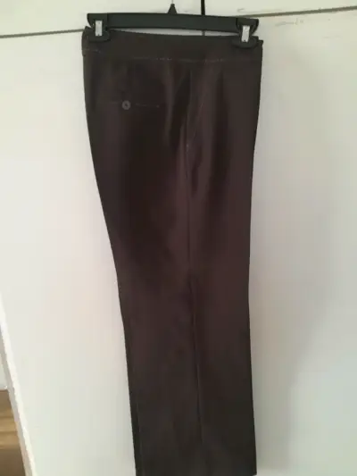 Pantalones de vestir marrones para dama - miniatura 6