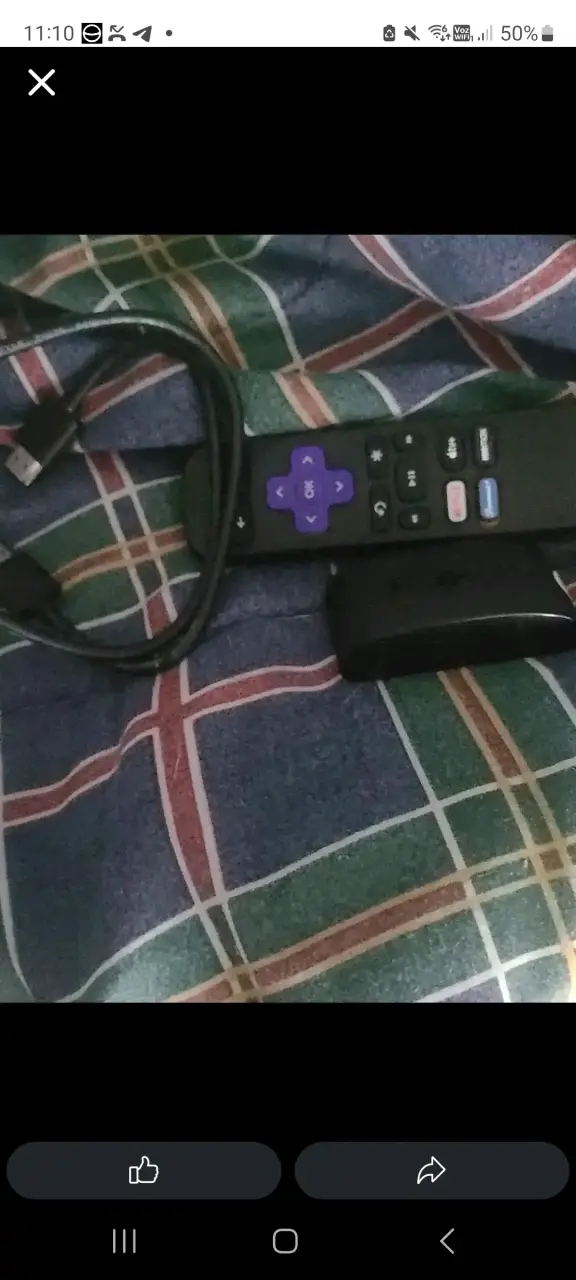 Control remoto y dispositivo de streaming Roku