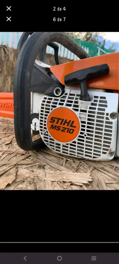 Motosierra Stihl MS210 en buen estado - miniatura 1