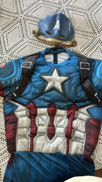 Disfraz de Capitán América con máscara - Adulto - miniatura 1