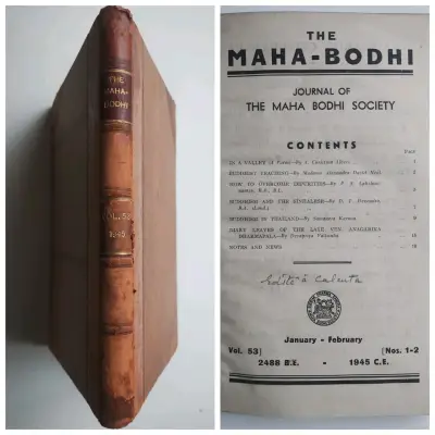 Revista The Maha Bodhi Vol. 53, 1945 - miniatura 1