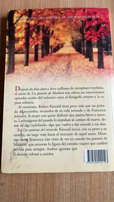 Libro 'Los Caminos del Recuerdo' de Robert James Waller - miniatura 2