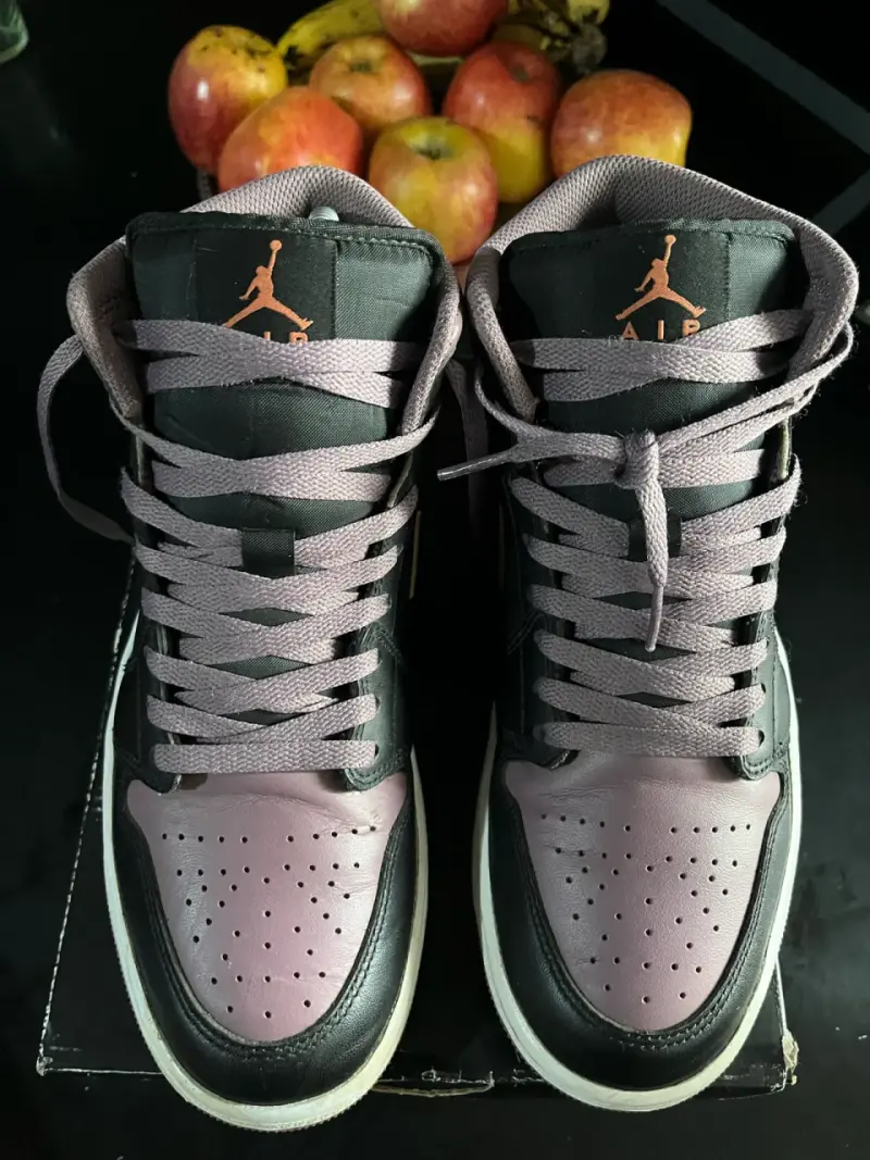 Zapatillas deportivas Air Jordan negras y moradas - 5