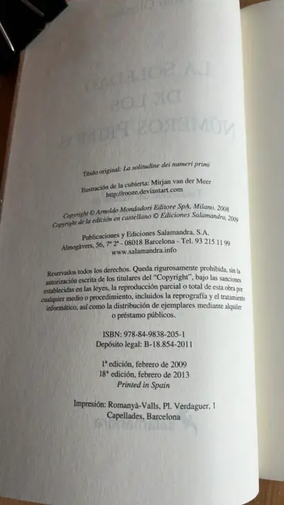 Libro La Soledad de los Números Primos de Paolo Giordano - miniatura 3