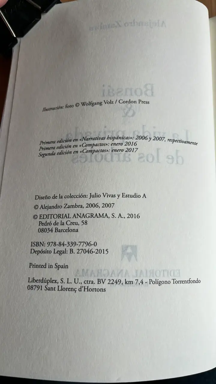 Libro 'Bonsái & La vida privada de los árboles' de Alejandro Zambra - 3